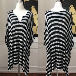 Anthropologie Dolan Caftan Mumu Poncho Stripe XS S